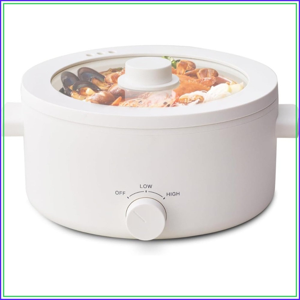Hot Pot Portable Dual - Panela Elétrica, Panela Portátil de 3L