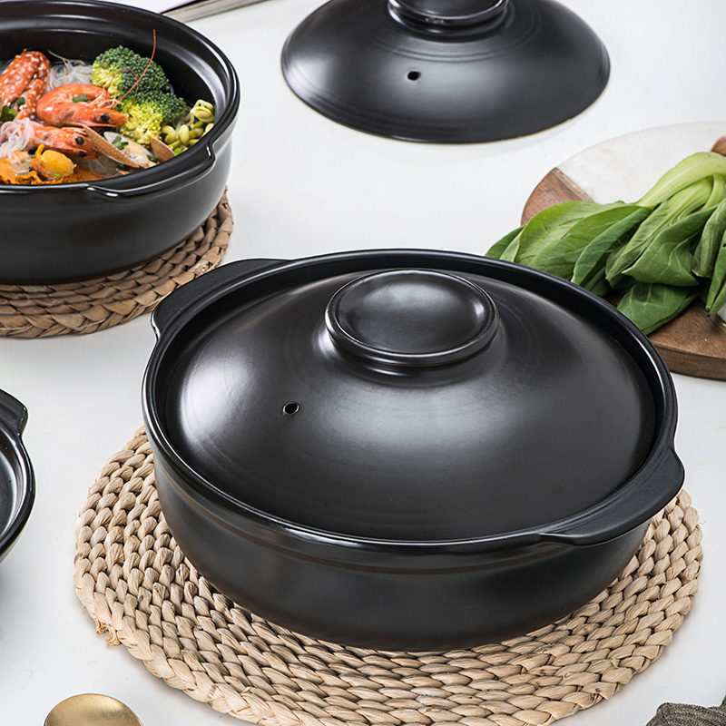 Tagine Clay Pot - Panela de cerâmica caçarola coreana, Sopa,