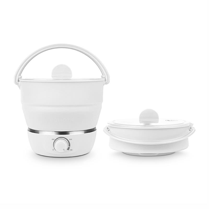 Hot Pot Portable Dual - Panela elétrica dobrável portátil multifuncional, potes