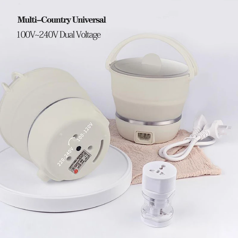 Hot Pot Portable Dual - Panela Elétrica Dobrável Portátil Multifuncional, Panela