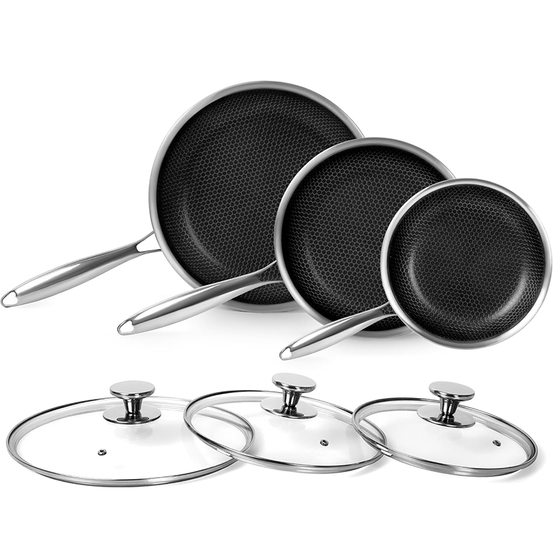 Frigideira de aço inoxidável c - Crepe Pan Nonstick avaliação e preço