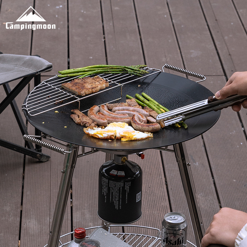 CAMPINGMOON GRW-45F Chapa de A - Crepe Pan Nonstick avaliação e preço