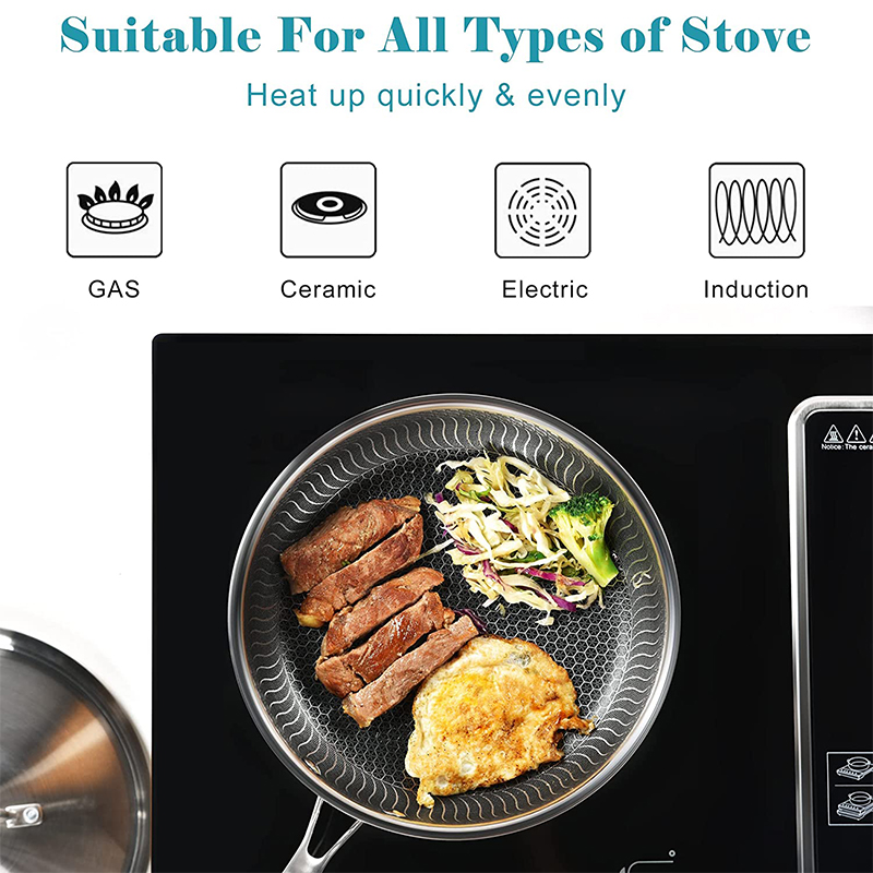 Lmetjma frigideira de aço inox - Crepe Pan Nonstick avaliação e preço