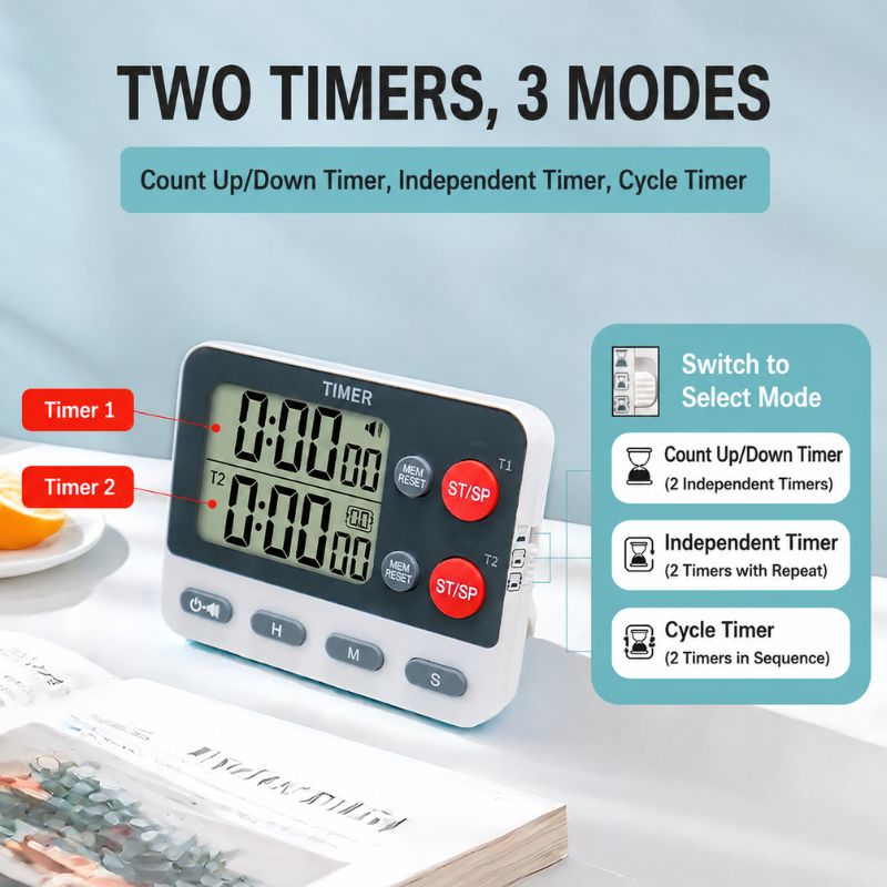 Temporizador Digital de Contag - Home Cooking Channel avaliação e preço