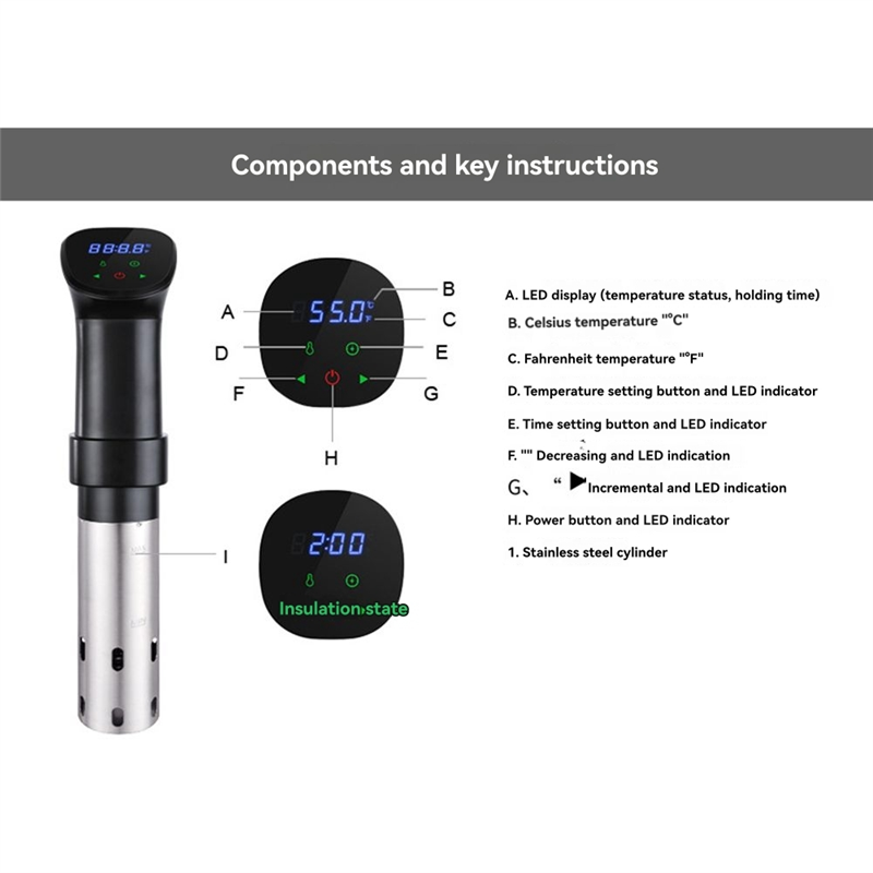 A98I-precisão sous vide fogão  - Uk Home Cooking avaliação e preço