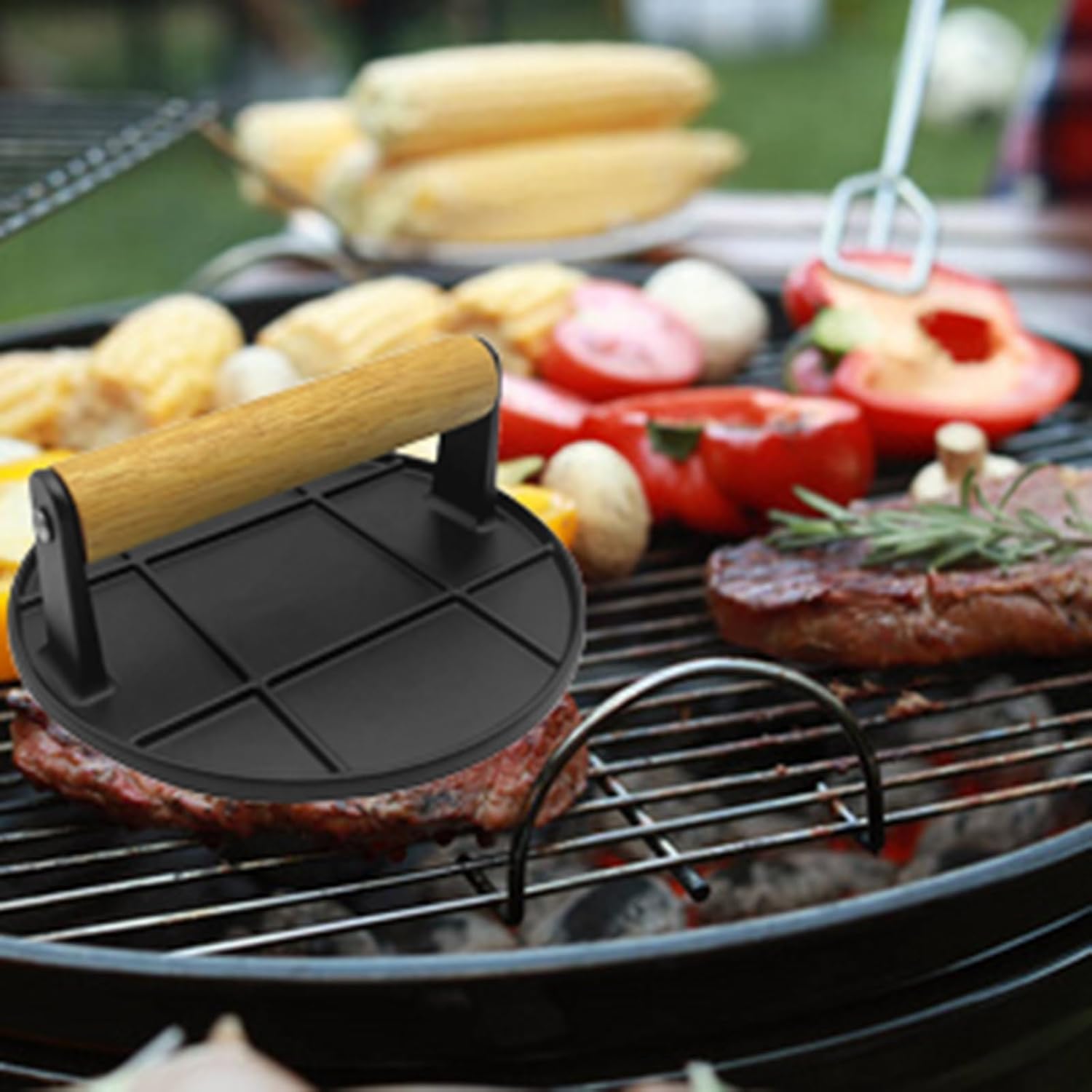 Prensa para Hambúrgueres com C - Crepe Pan Nonstick avaliação e preço