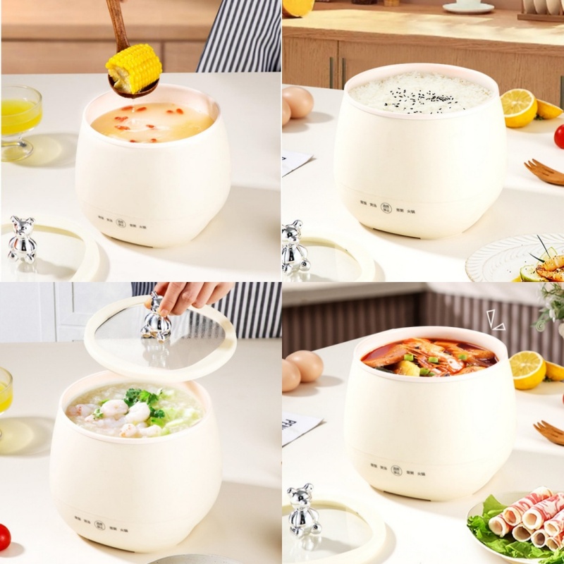 Panela Elétrica Mini de 1.8L,  - Hot Pot Portable Dual avaliação e preço