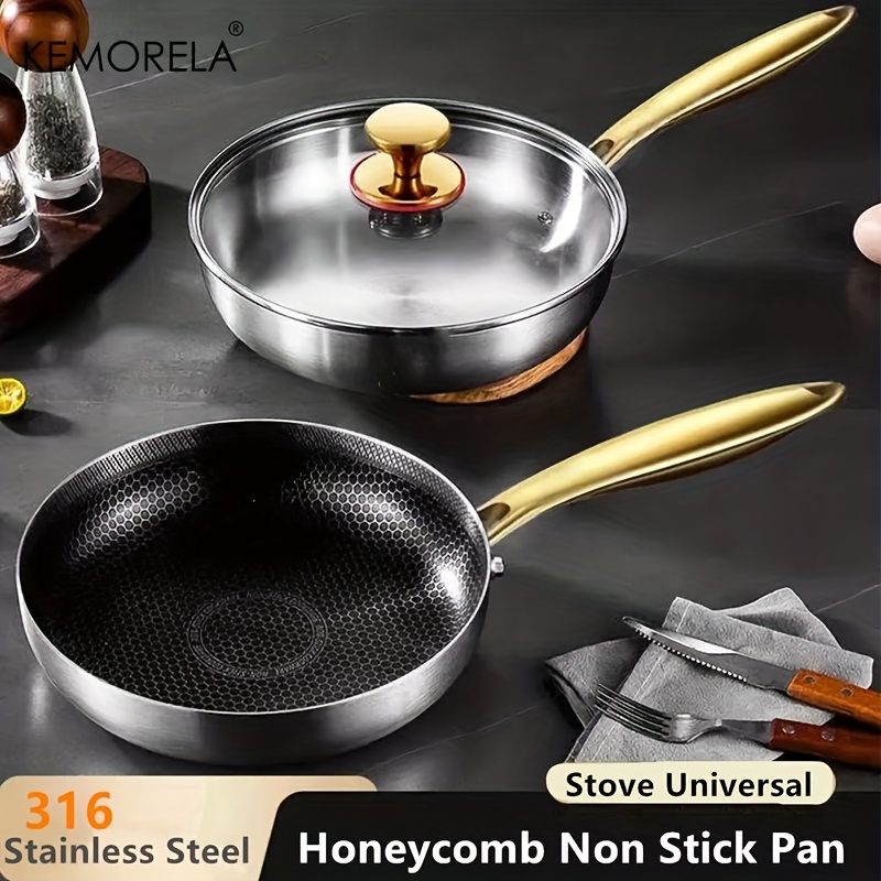 Panela de Aço Inoxidável 316 A - Crepe Pan Nonstick avaliação e preço