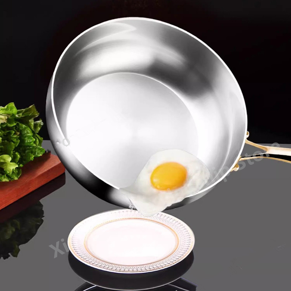 Frigideira de aço inoxidável 3 - Crepe Pan Nonstick avaliação e preço